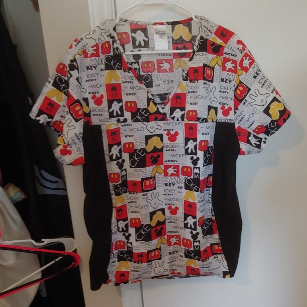 Disney scrub top